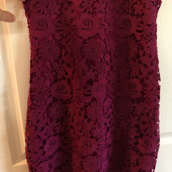 Lulus Love PoemMagenta dress size medium - Picture 2 of 16
